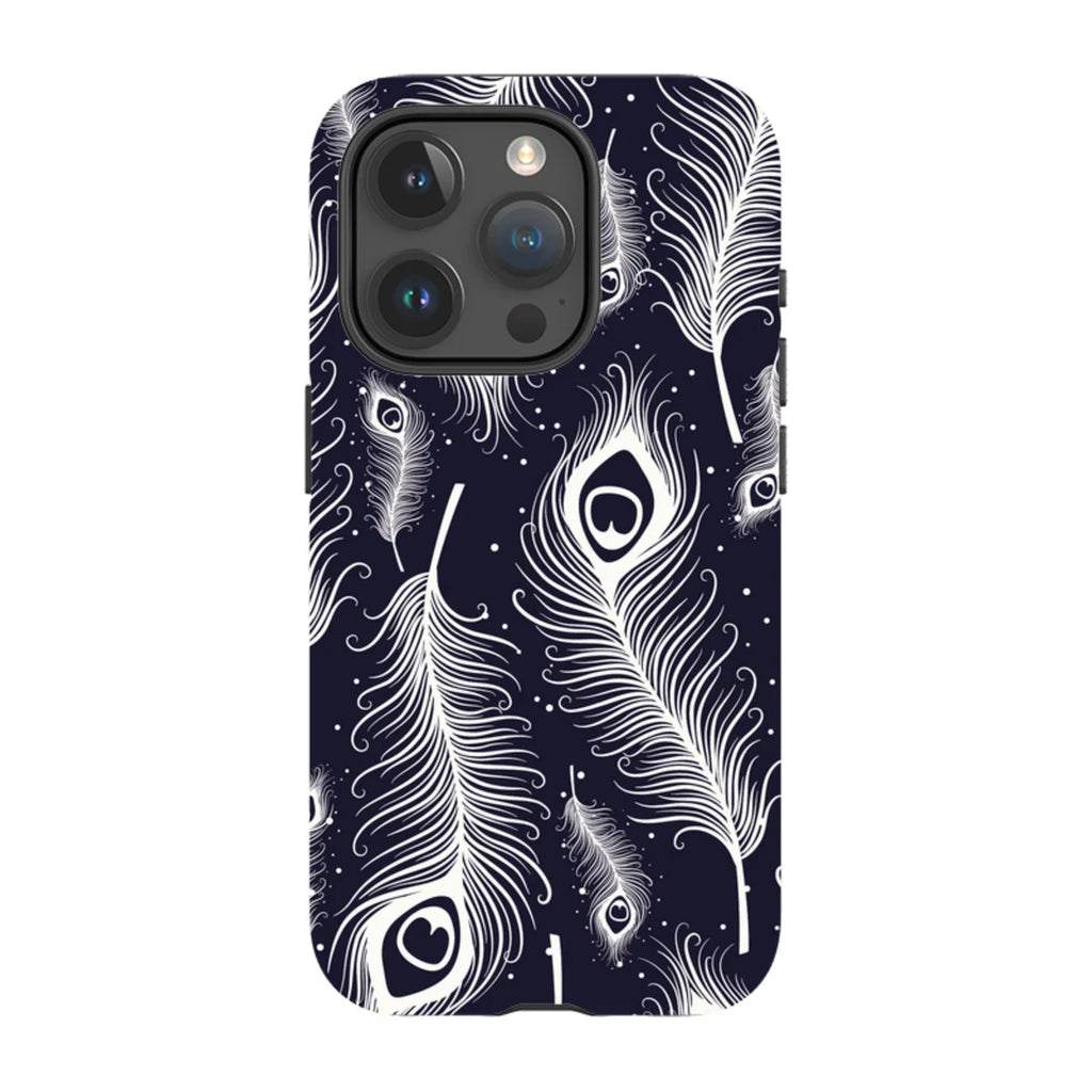 Feathers in Bloom — iPhone 15 Pro Magsafe Tough Case — Finnaij