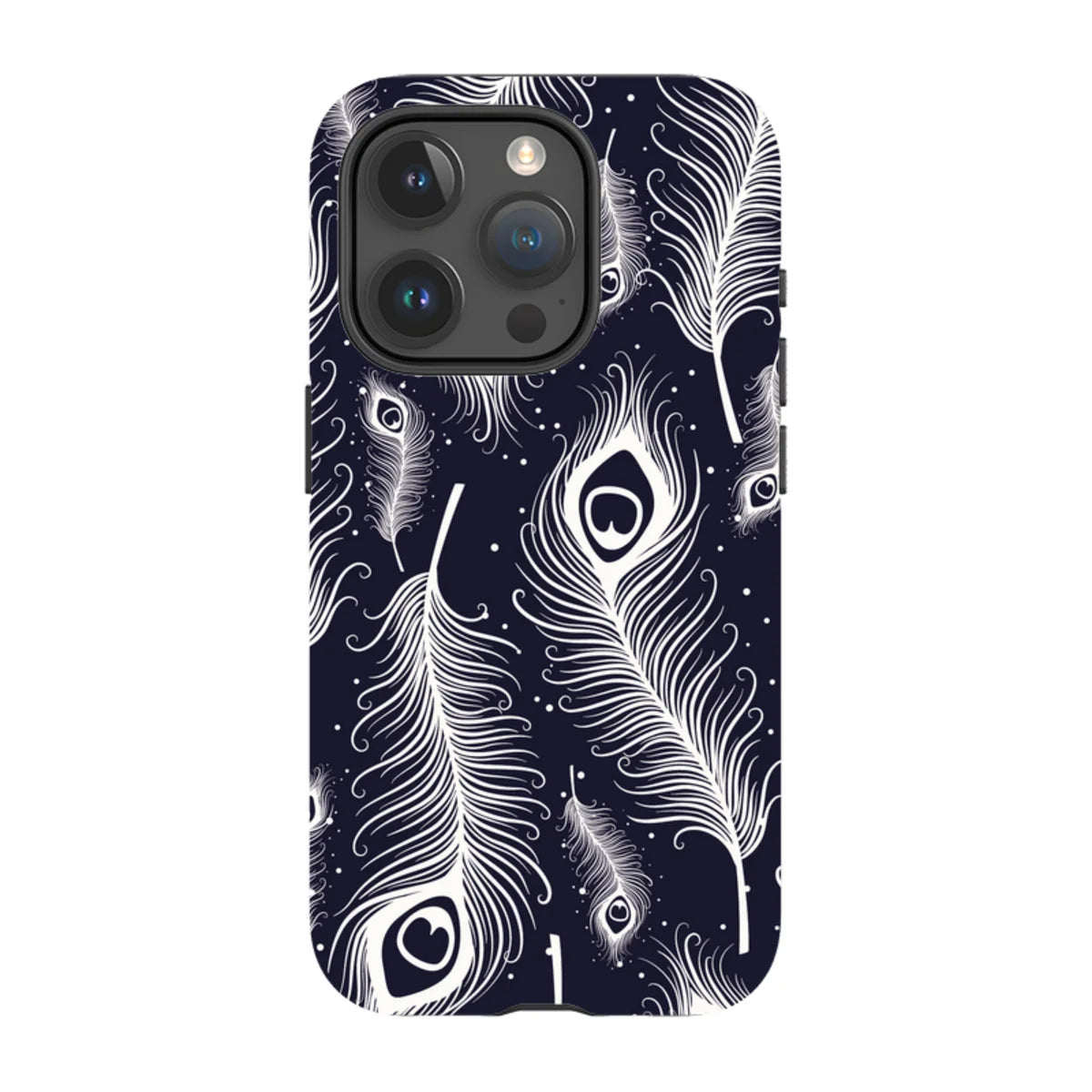 Feathers in Bloom — iPhone 15 Pro Magsafe Tough Case — Finnaij