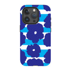 Bold Floral Blue — iPhone 15 Pro Magsafe Tough Case — Finnaij
