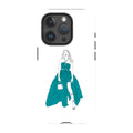 Blue Dress by Keagan Haight — iPhone 15 Pro Magsafe Tough Case — Finnaij