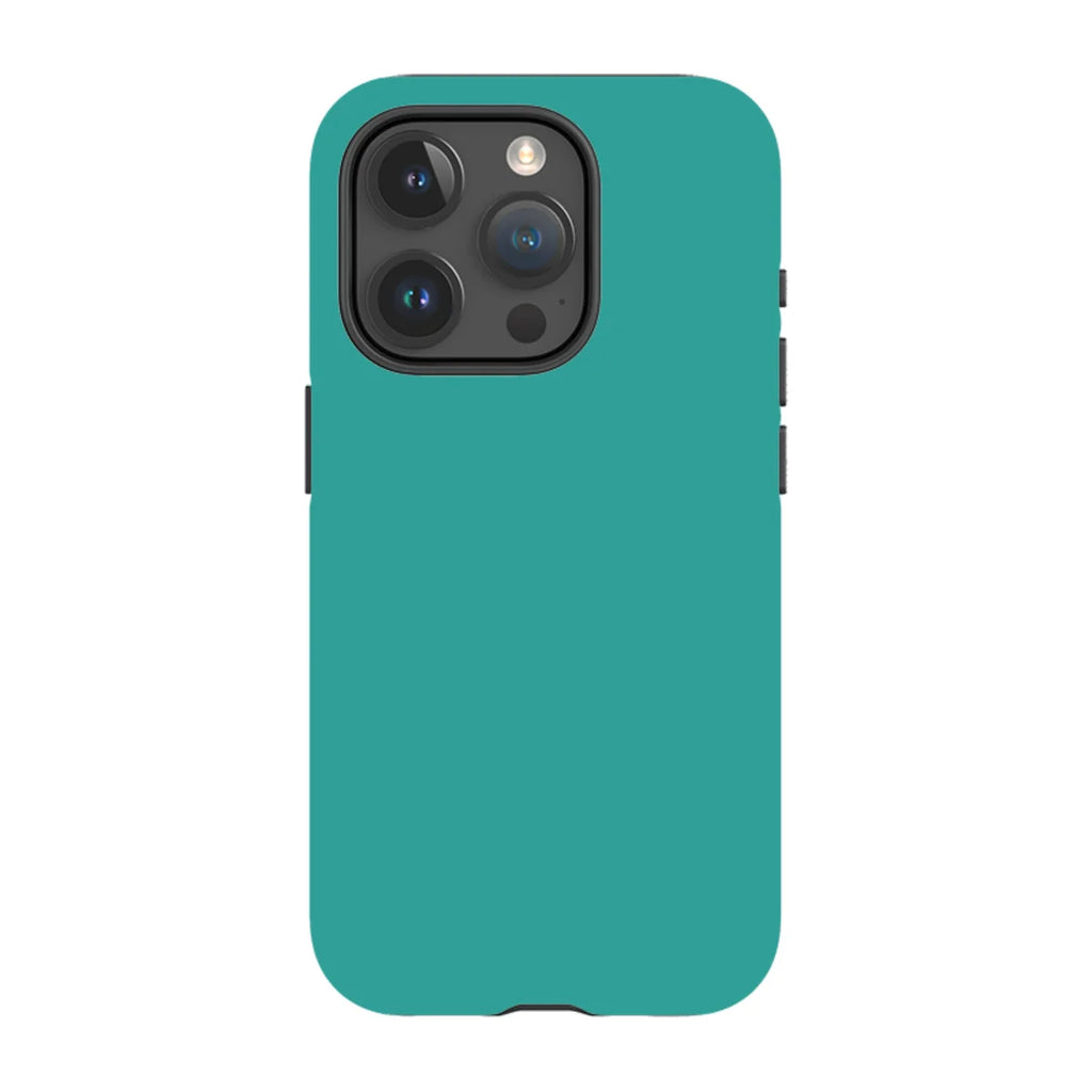 Simple Range Teal — iPhone 15 Pro Magsafe Tough Case — Finnaij