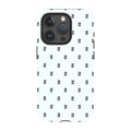 Monogram Snow — iPhone 15 Pro Magsafe Tough Case — Finnaij