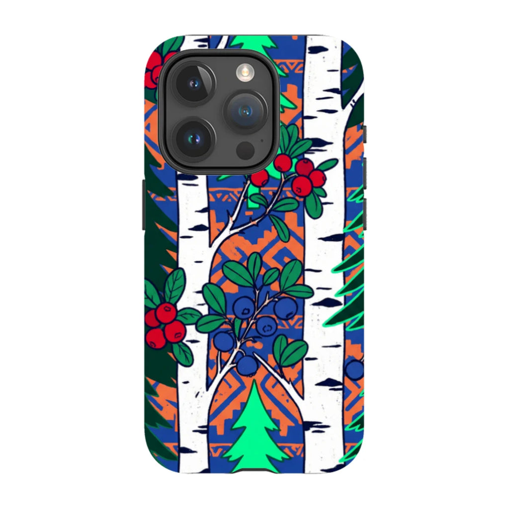 Nordic Forest by Aino Kallio — iPhone 15 Pro Magsafe Tough Case — Finnaij