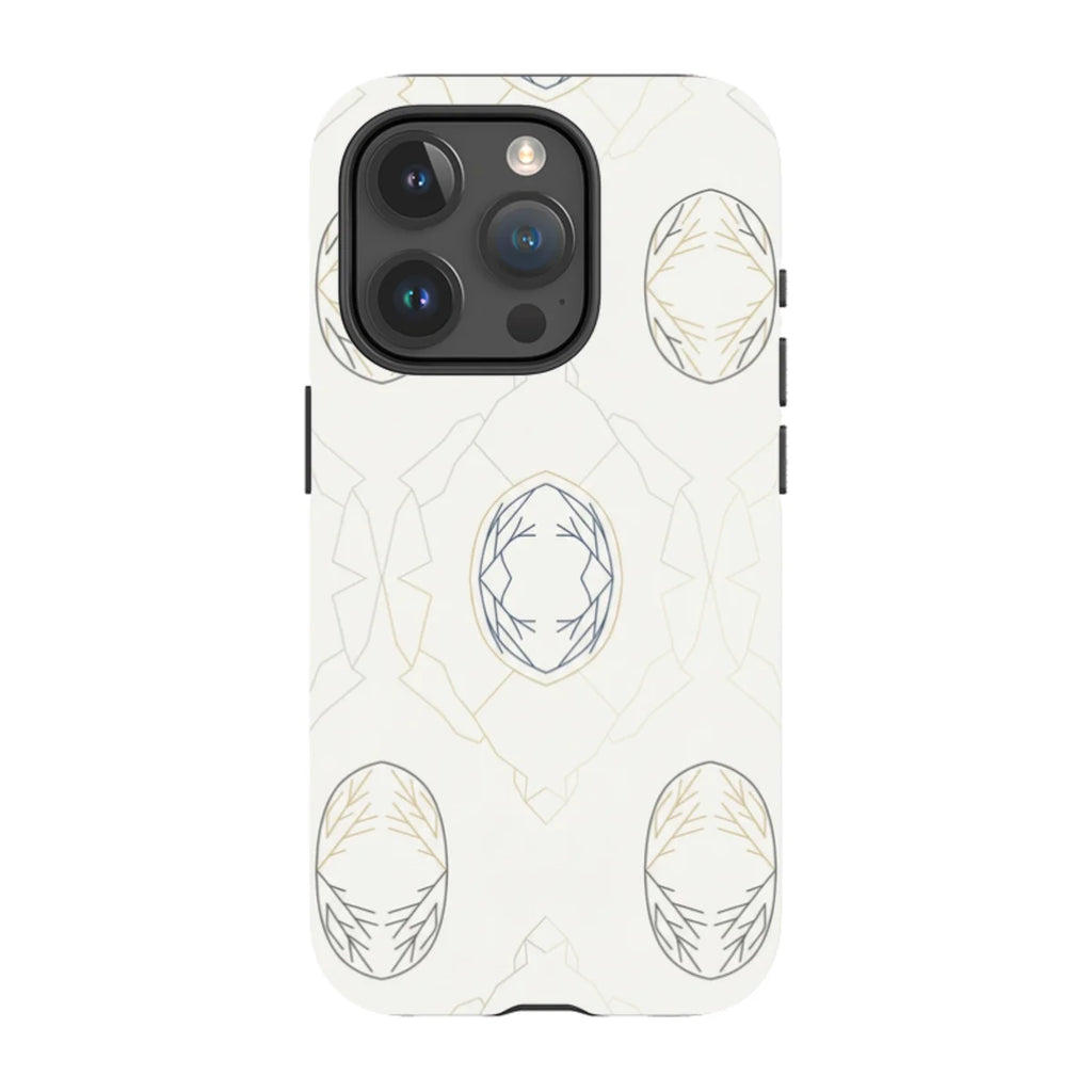Frozen Lake Silence by Elsi Vaarala — iPhone 15 Pro Magsafe Tough Case — Finnaij