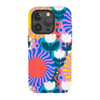 Midnight Sun Mod Bloom by Salla Niemi — iPhone 15 Pro Magsafe Tough Case — Finnaij