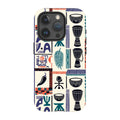 Market Day Icons by Ada Okoye — iPhone 15 Pro MagSafe Tough Case — Finnaij