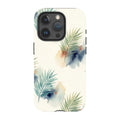 Palm Frond Breeze Pattern by Tobi Akinyemi — iPhone 15 Pro MagSafe Tough Case — Finnaij