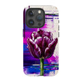 Single Dramatic Tulip by Frida Lövström — iPhone 15 Pro Magsafe Tough Case — Finnaij