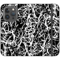 Black-White Grunge — iPhone 15 Pro Wallet Case — Finnaij