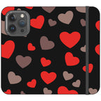 Red Hearts — iPhone 15 Pro Wallet Case — Finnaij