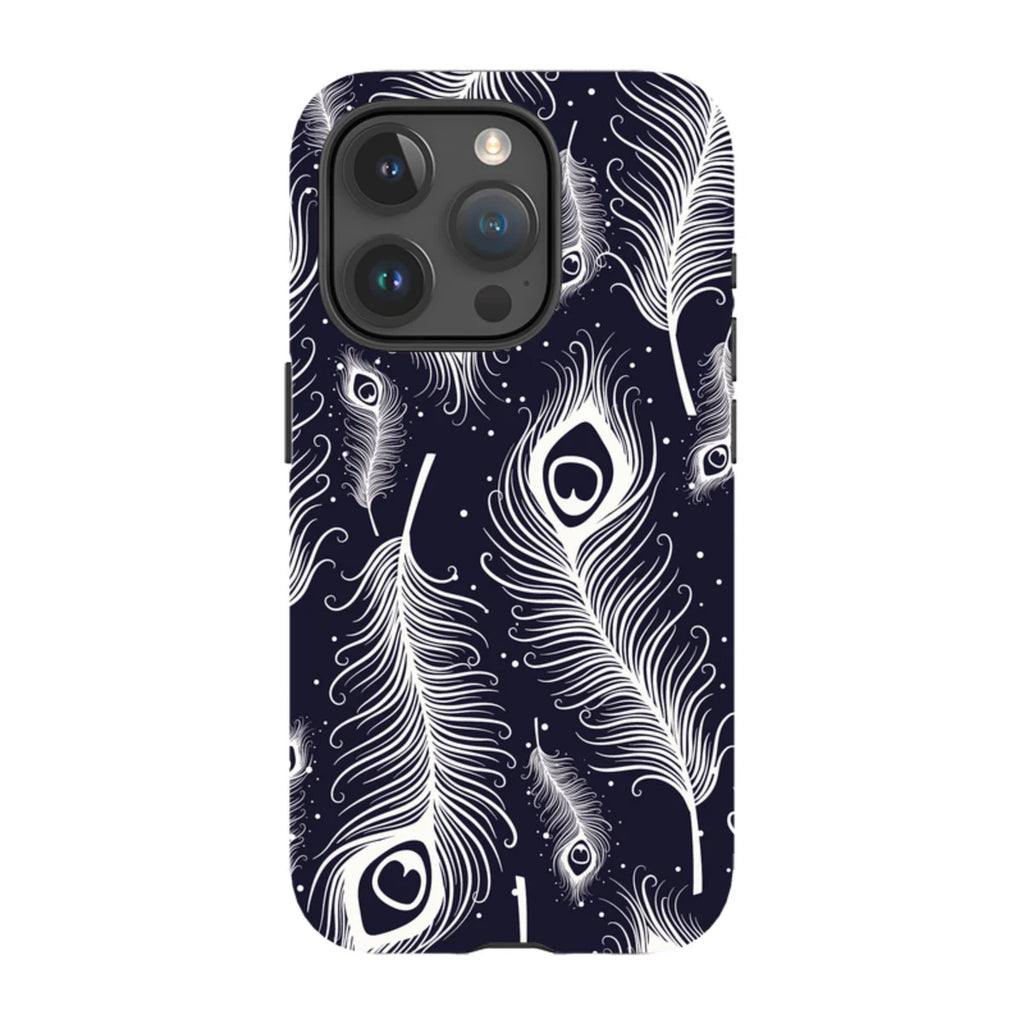 Feathers in Bloom — iPhone 15 Pro Tough Case — Finnaij