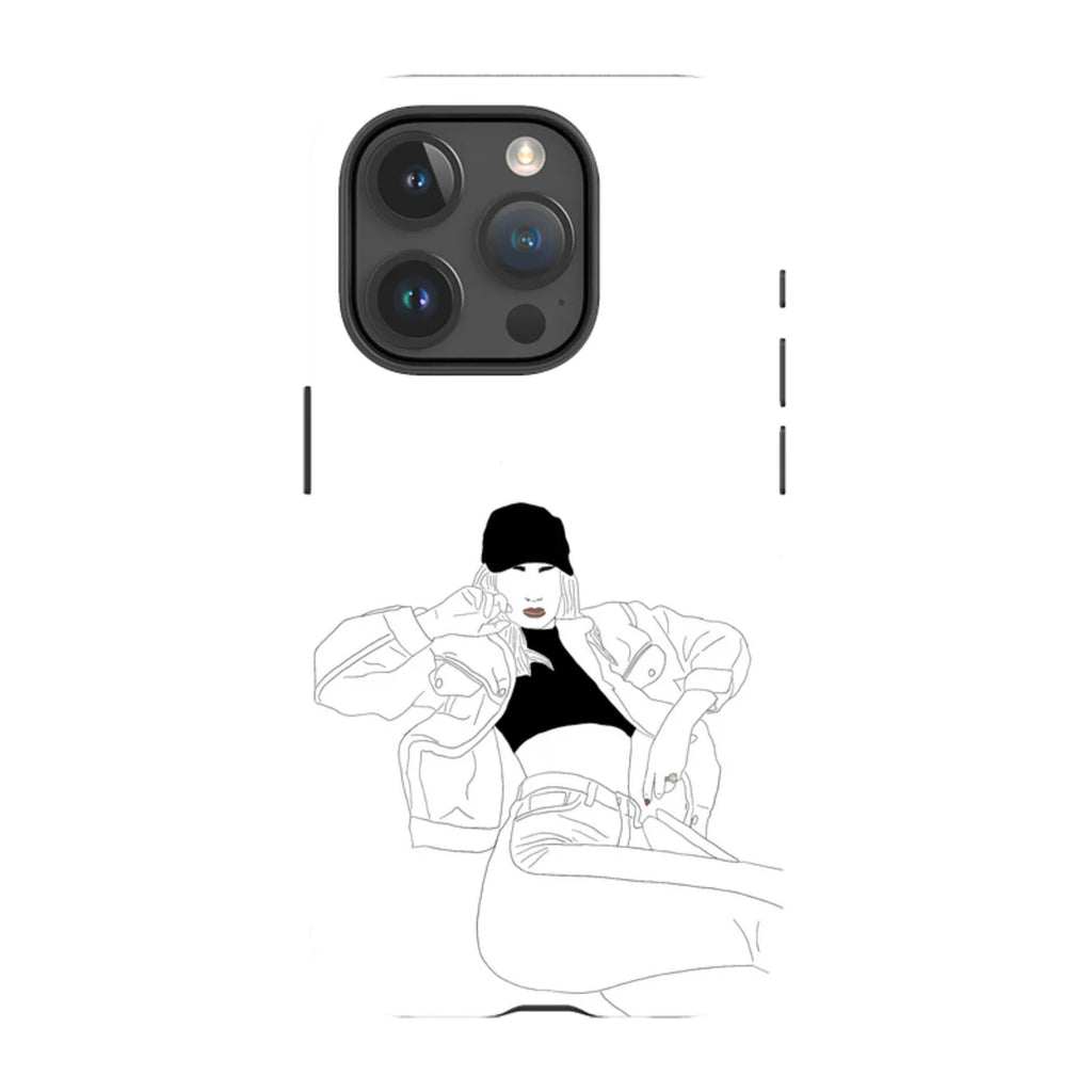 Black Cap by Keagan Haight — iPhone 15 Pro Tough Case — Finnaij