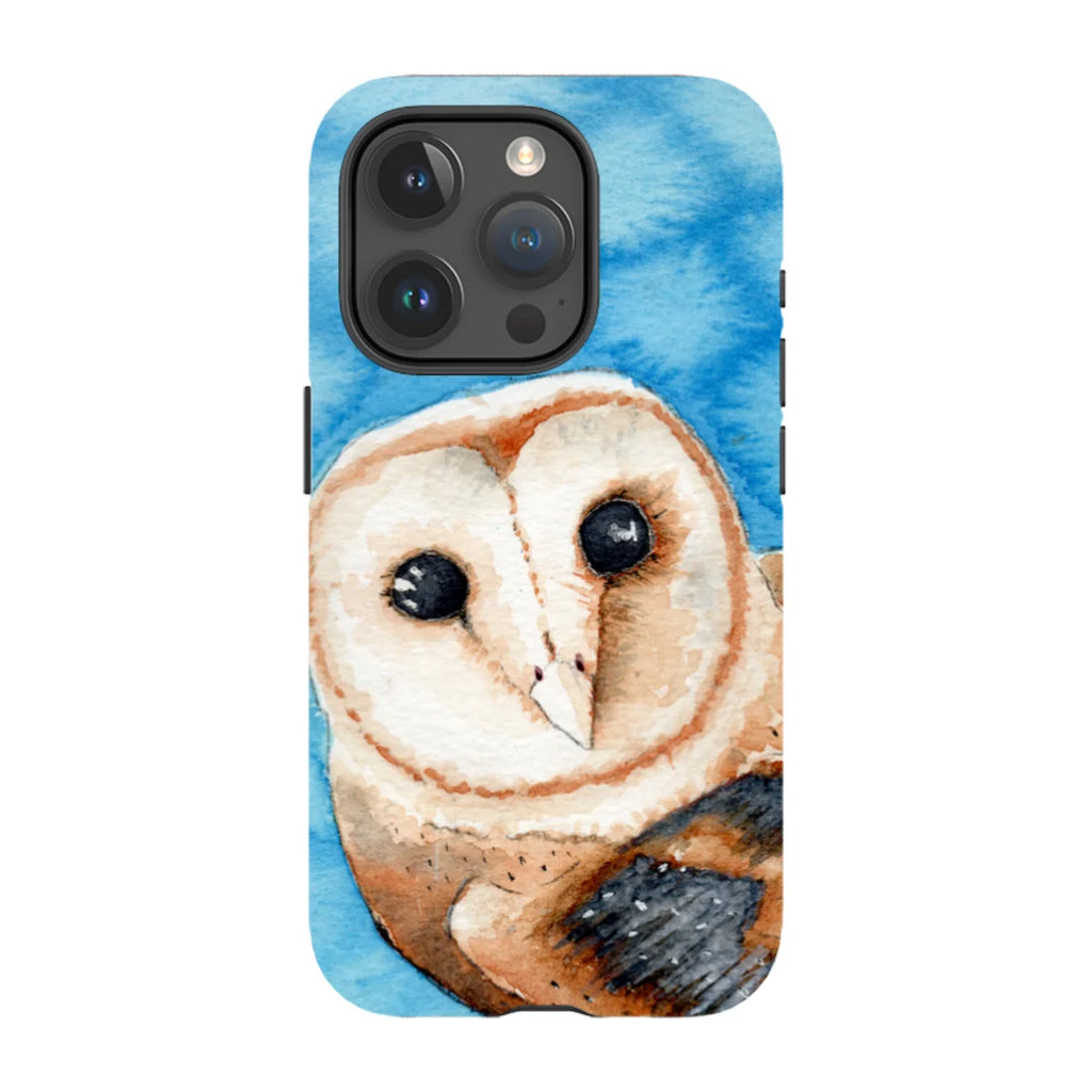 Owly MacOwlface by Hicksy — iPhone 15 Pro Tough Case — Finnaij