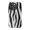 Zebra Groove — iPhone 15 Pro Tough Case — Finnaij