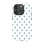 Monogram Snow — iPhone 15 Pro Tough Case — Finnaij