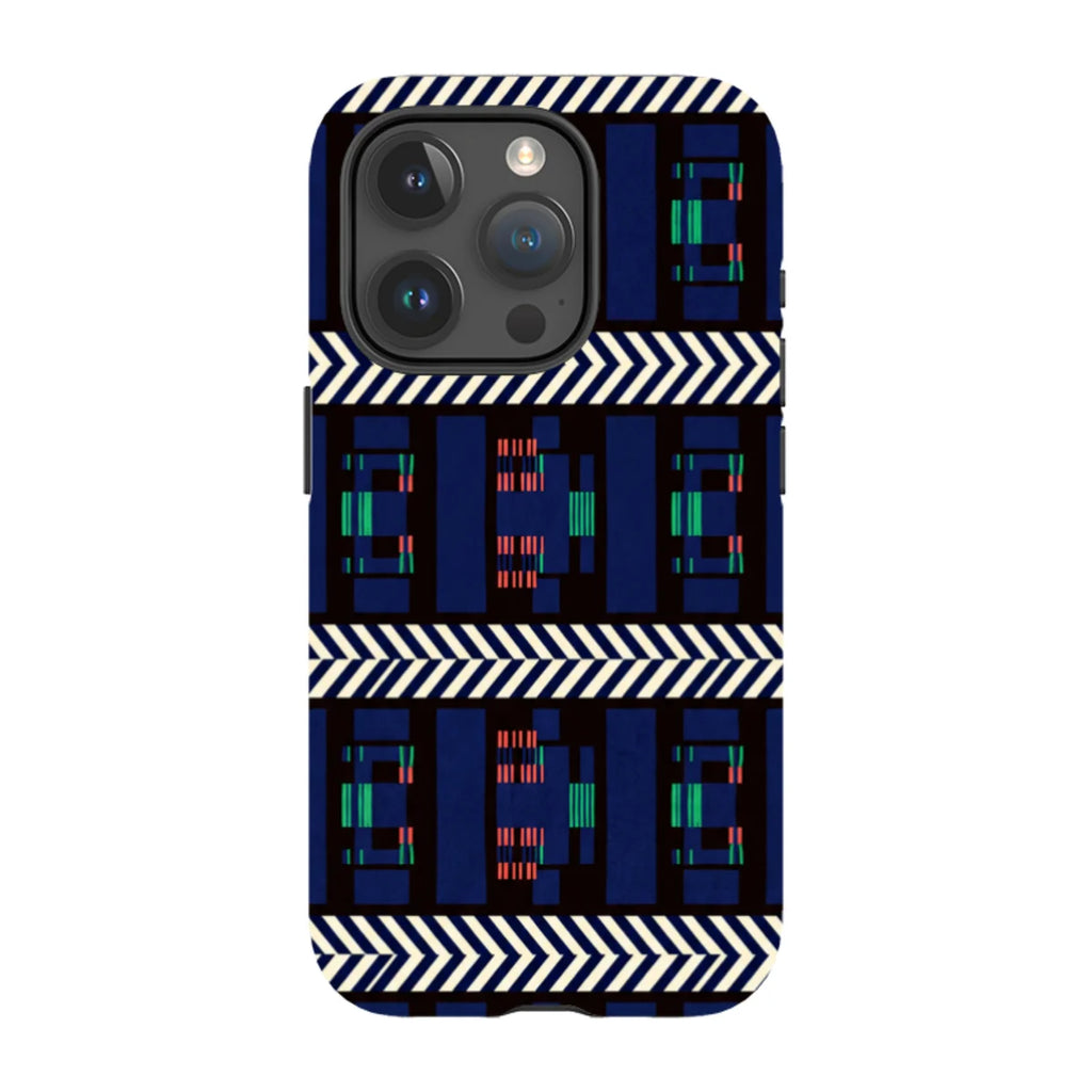 Midnight Aso-Oke by Ada Okoye — iPhone 15 Pro Tough Case — Finnaij