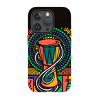 Talking Drum Halo by Ada Okoye — iPhone 15 Pro Tough Case — Finnaij
