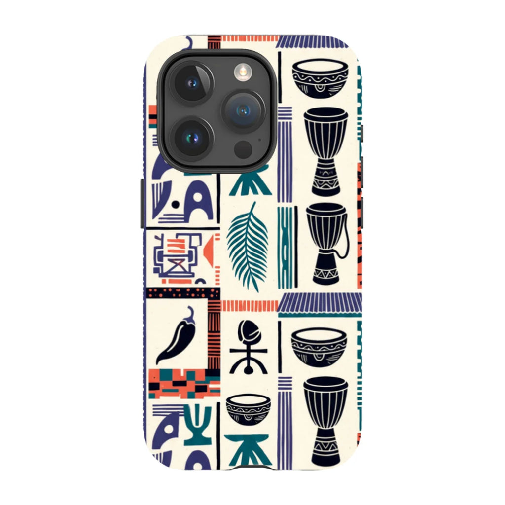 Market Day Icons by Ada Okoye — iPhone 15 Pro Tough Case — Finnaij