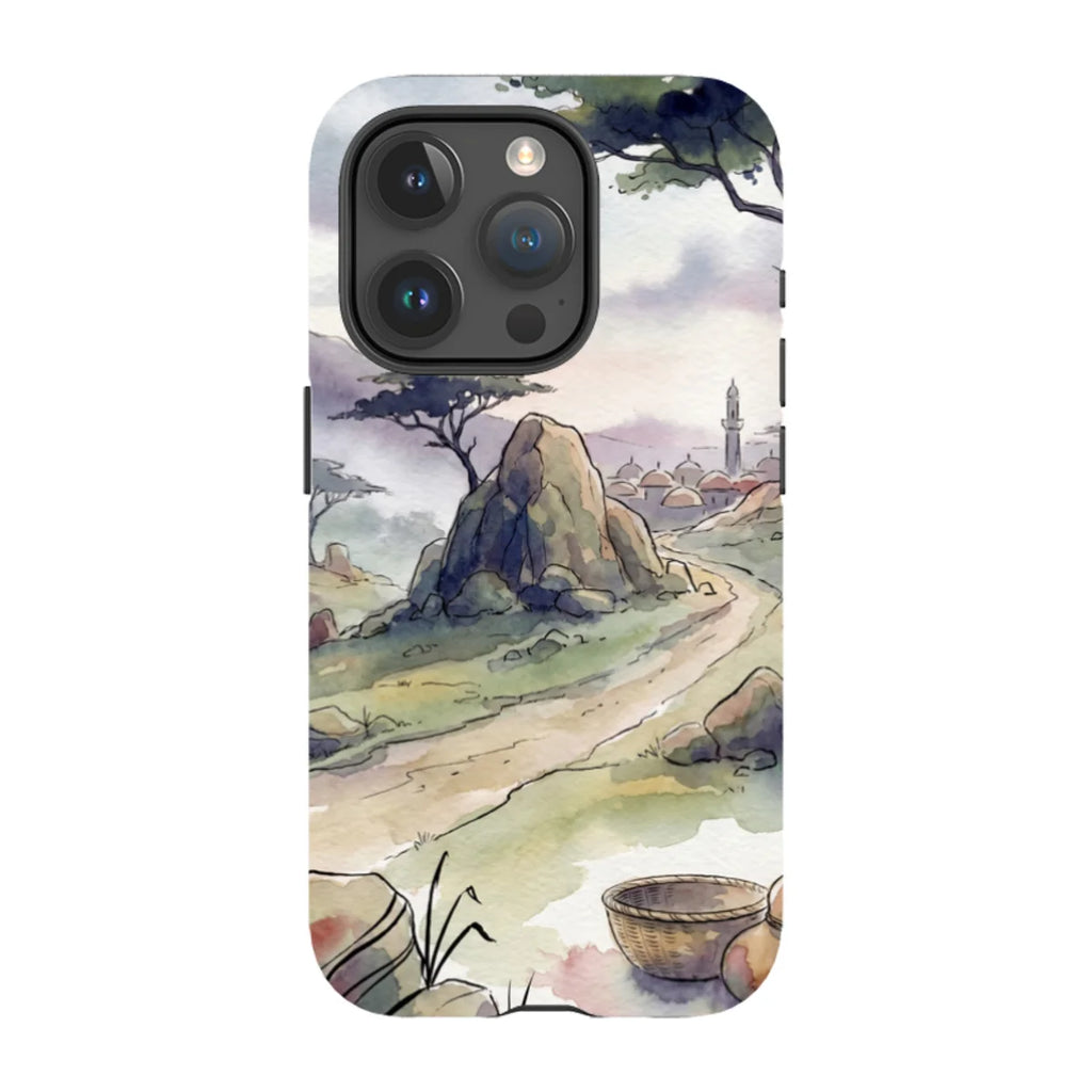 Jos Plateau Cool Light by Tobi Akinyemi — iPhone 15 Pro Tough Case — Finnaij