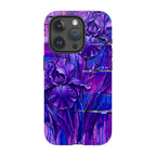 Iris Flowers by Frida Lövström — iPhone 15 Pro Tough Case — Finnaij