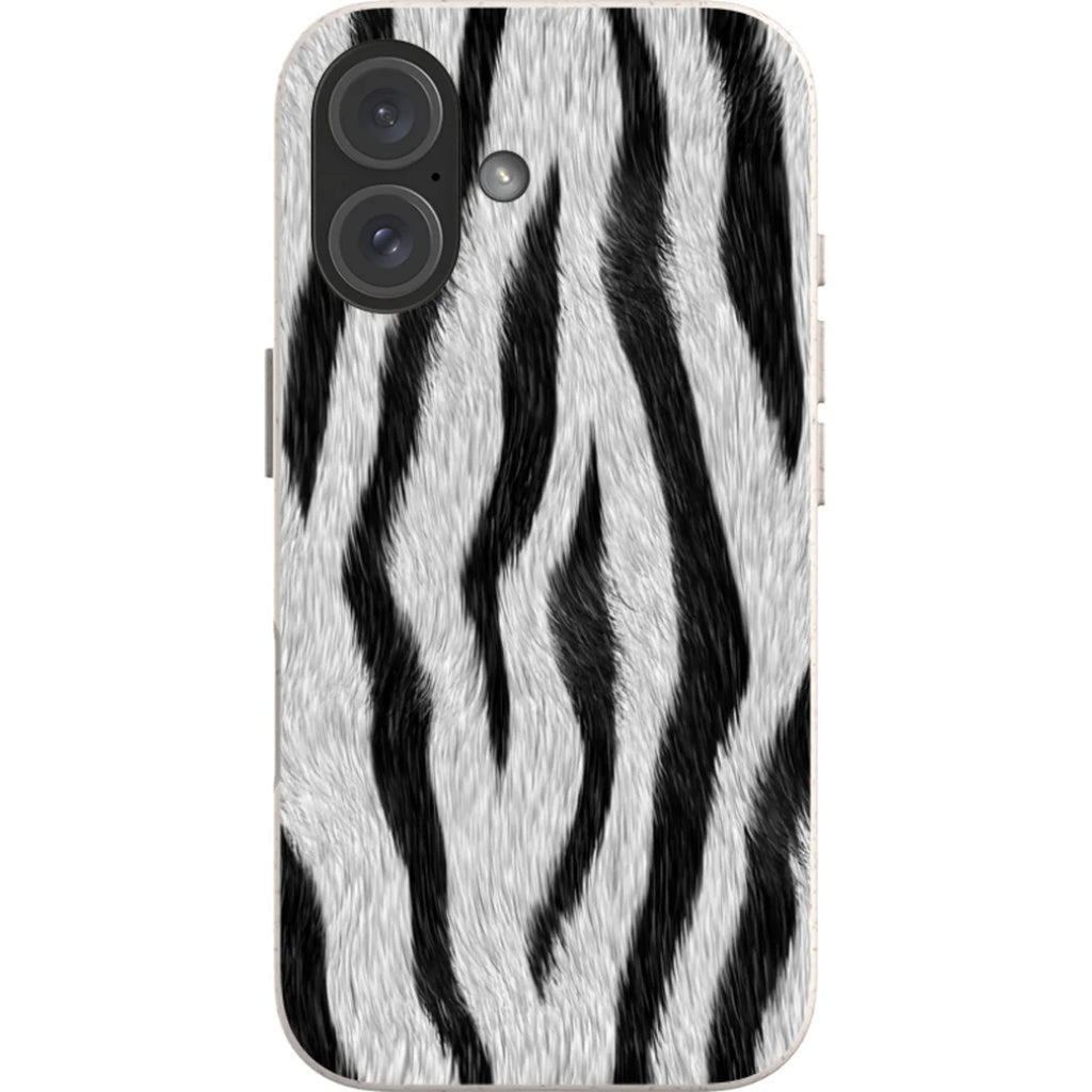 Zebra Groove — iPhone 16 iPhone Bio-degradable Case — Finnaij
