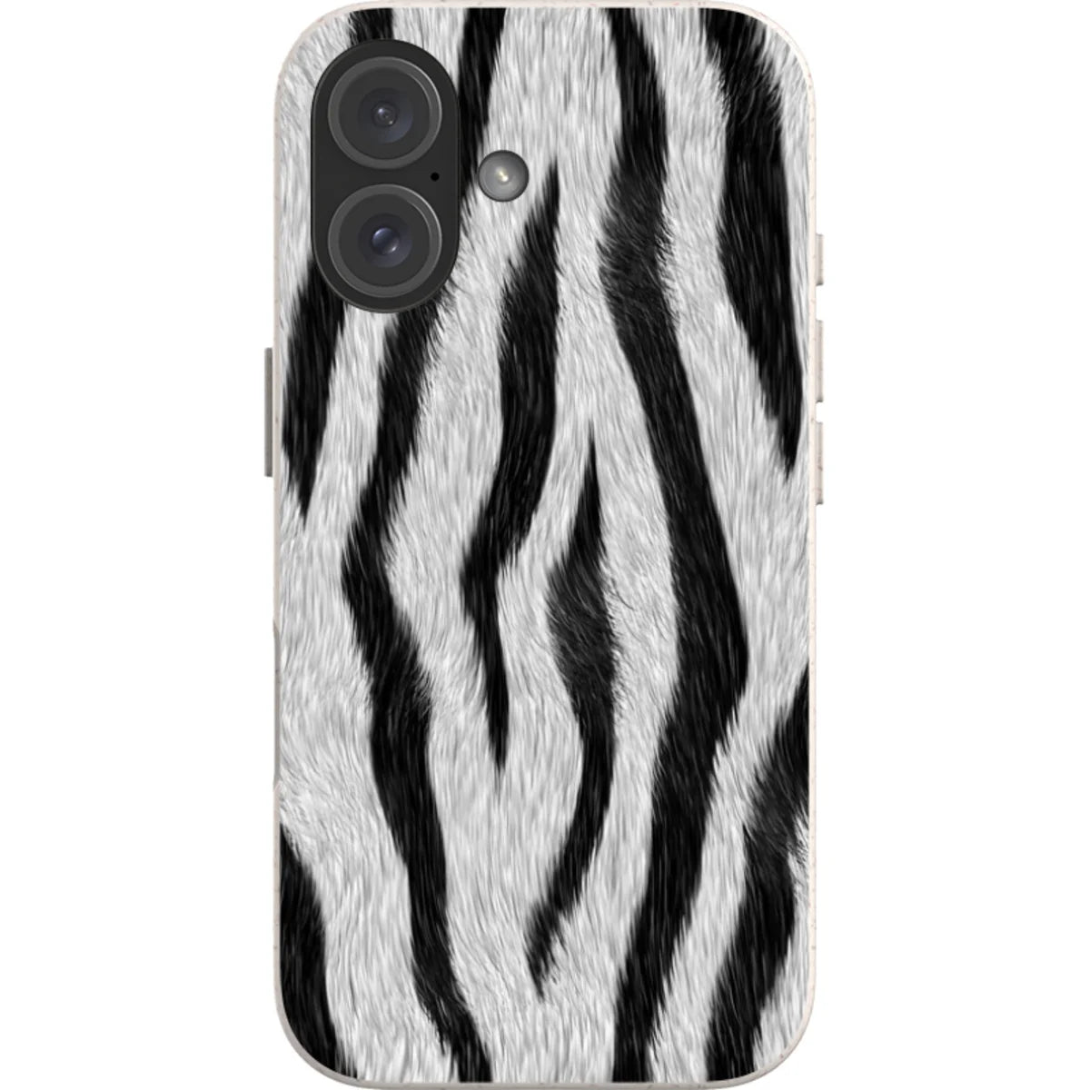 Zebra Groove — iPhone 16 iPhone Bio-degradable Case — Finnaij