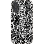 Black-White Grunge — iPhone 16 iPhone Bio-degradable Case — Finnaij
