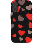 Red Hearts — iPhone 16 iPhone Bio-degradable Case — Finnaij