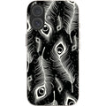 Feathers in Bloom Black — iPhone 16 iPhone Bio-degradable Case — Finnaij