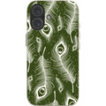 Feathers in Bloom Army Green — iPhone 16 iPhone Bio-degradable Case — Finnaij