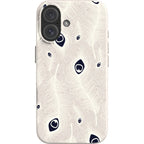 Feathers in Bloom Natural — iPhone 16 iPhone Bio-degradable Case — Finnaij