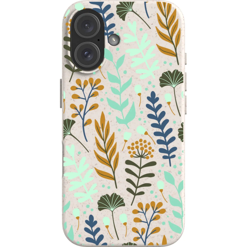 Wild Floral Natural — iPhone 16 iPhone Bio-degradable Case — Finnaij