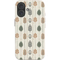 Birch and Linen Pattern by Elsi Vaarala — iPhone 16 iPhone Bio-degradable Case — Finnaij