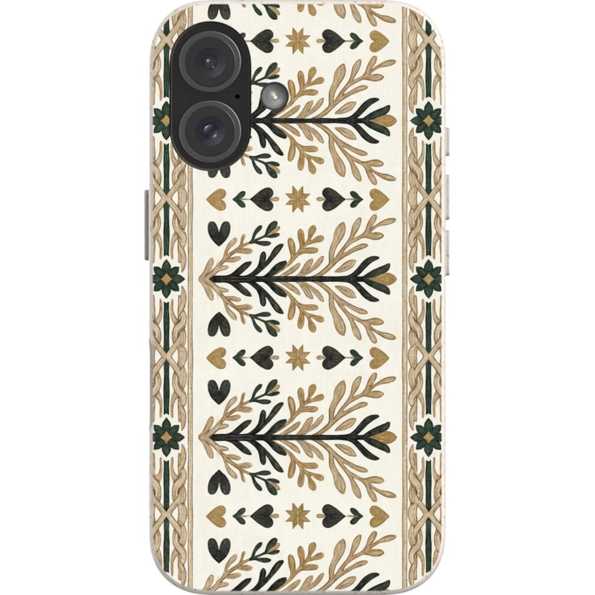 Heritage Border by Elsi Vaarala — iPhone 16 iPhone Bio-degradable Case — Finnaij
