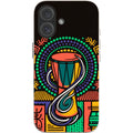 Talking Drum Halo by Ada Okoye — iPhone 16 iPhone Bio-degradable Case — Finnaij