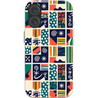 Coastal Indigo Tiles by Ada Okoye — iPhone 16 iPhone Bio-degradable Case — Finnaij