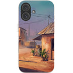 City Edge Quiet Street by Tobi Akinyemi — iPhone 16 iPhone Bio-degradable Case — Finnaij