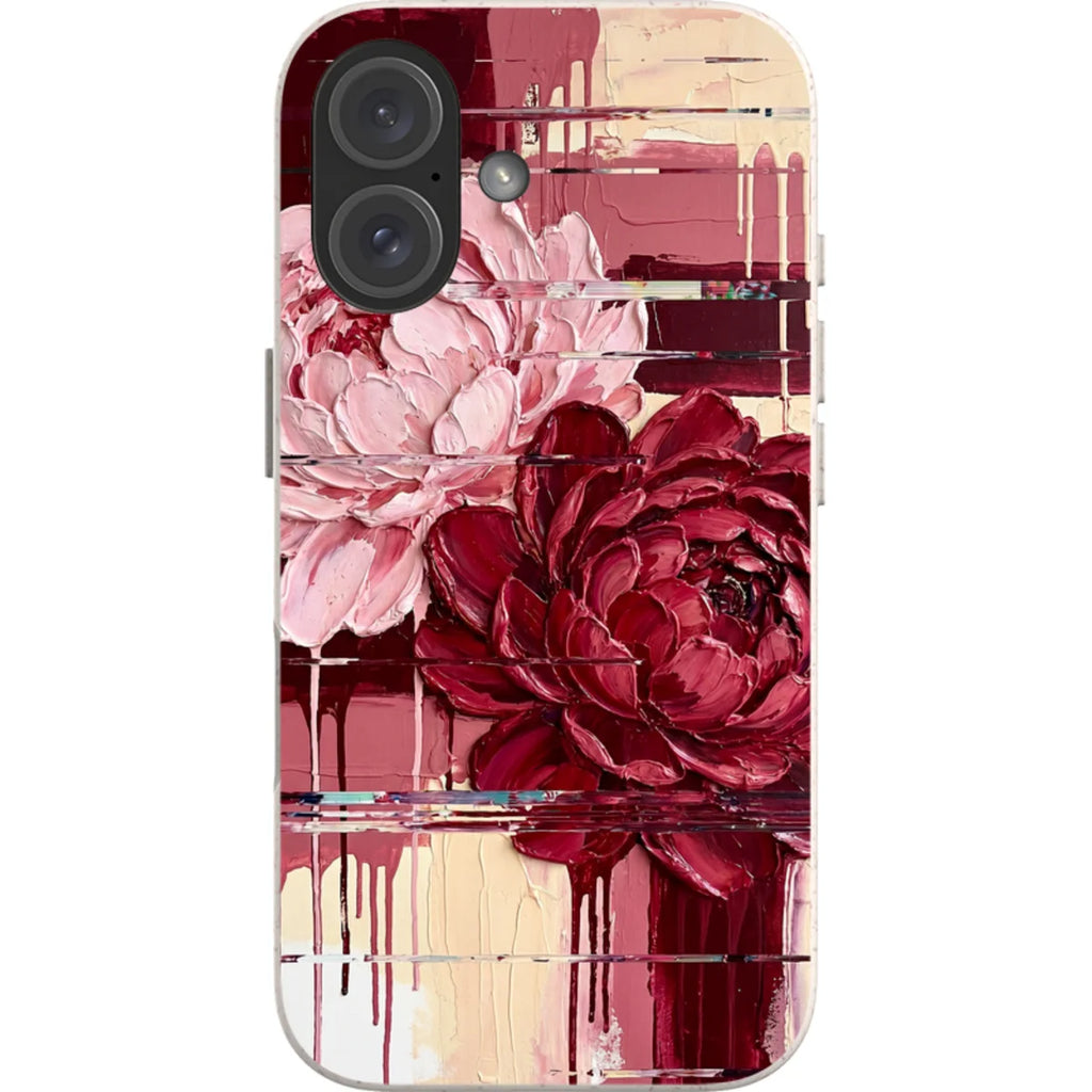 Peonies by Frida Lövström — iPhone 16 iPhone Bio-degradable Case — Finnaij