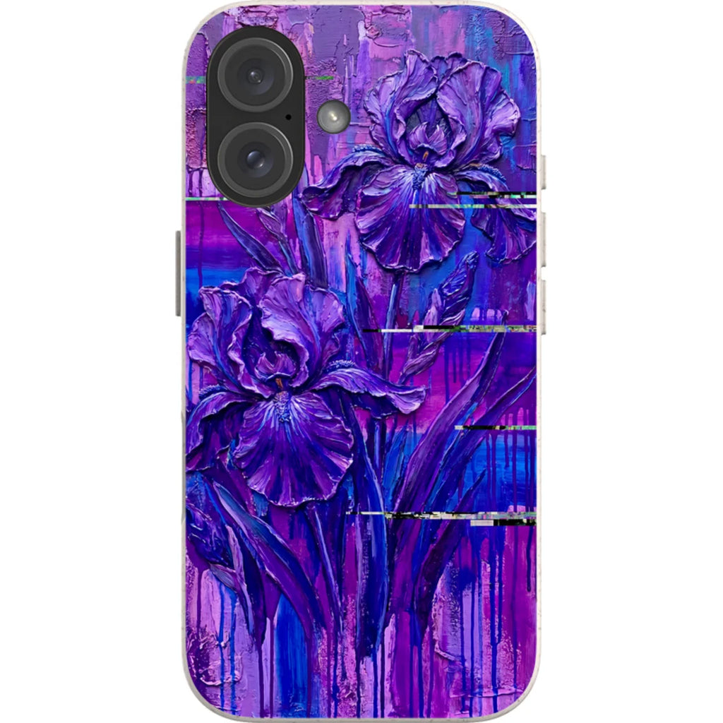Iris Flowers by Frida Lövström — iPhone 16 iPhone Bio-degradable Case — Finnaij