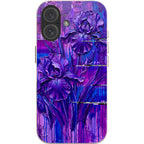 Iris Flowers by Frida Lövström — iPhone 16 iPhone Bio-degradable Case — Finnaij