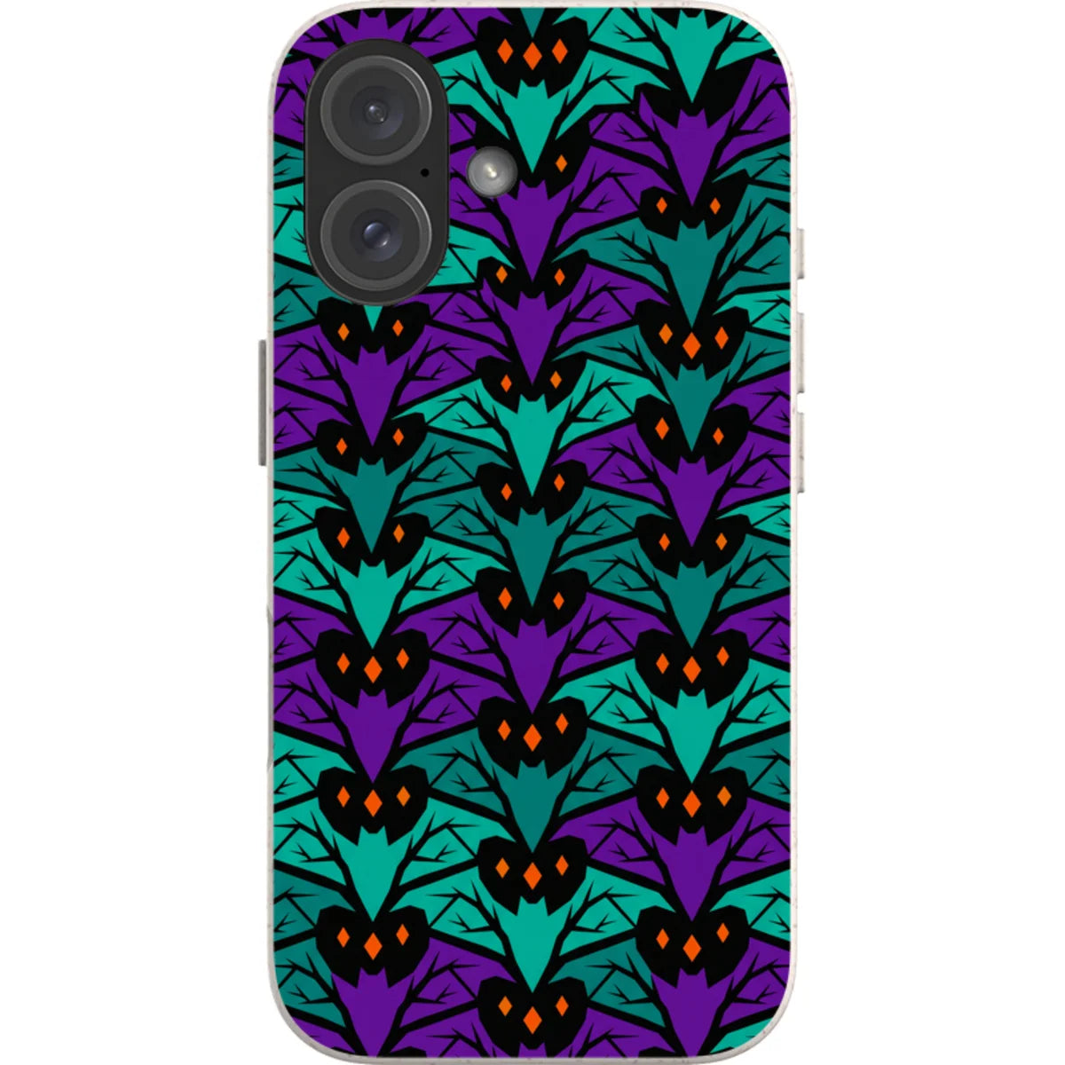 Bat Forest — iPhone 16 Bio-degradable Case — Finnaij