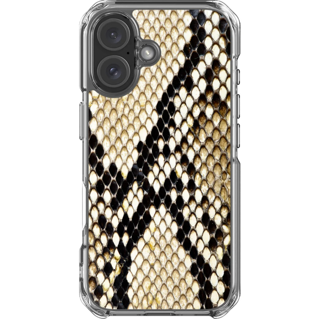 Serpent Chic — iPhone 16 Clear Impact Case — Finnaij