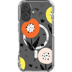 Botanical Doodle — iPhone 16 Magsafe Clear Impact Case — Finnaij