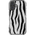 Zebra Groove — iPhone 16 Magsafe Clear Impact Case — Finnaij