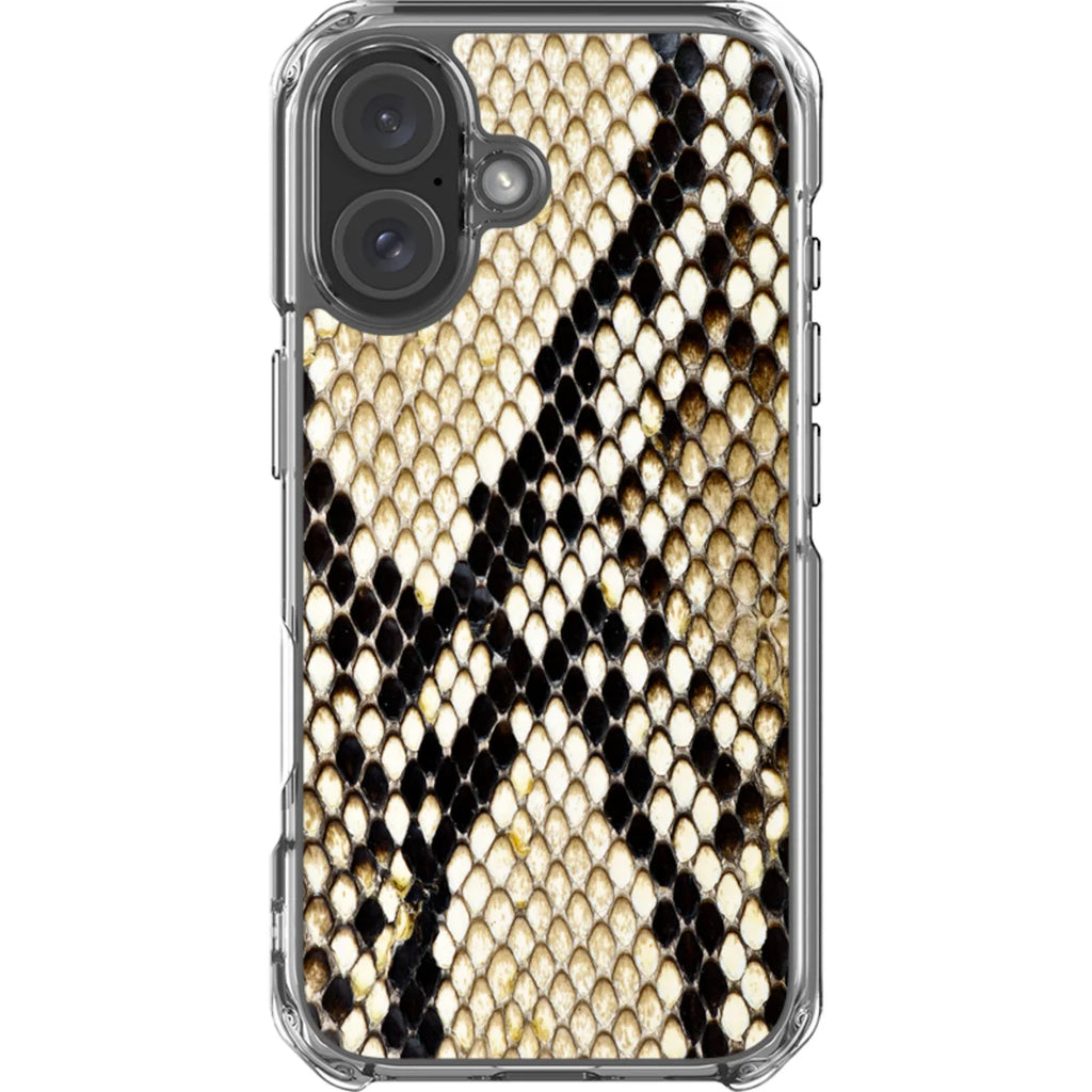 Serpent Chic — iPhone 16 Magsafe Clear Impact Case — Finnaij