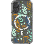 Wild Floral — iPhone 16 Magsafe Clear Impact Case — Finnaij