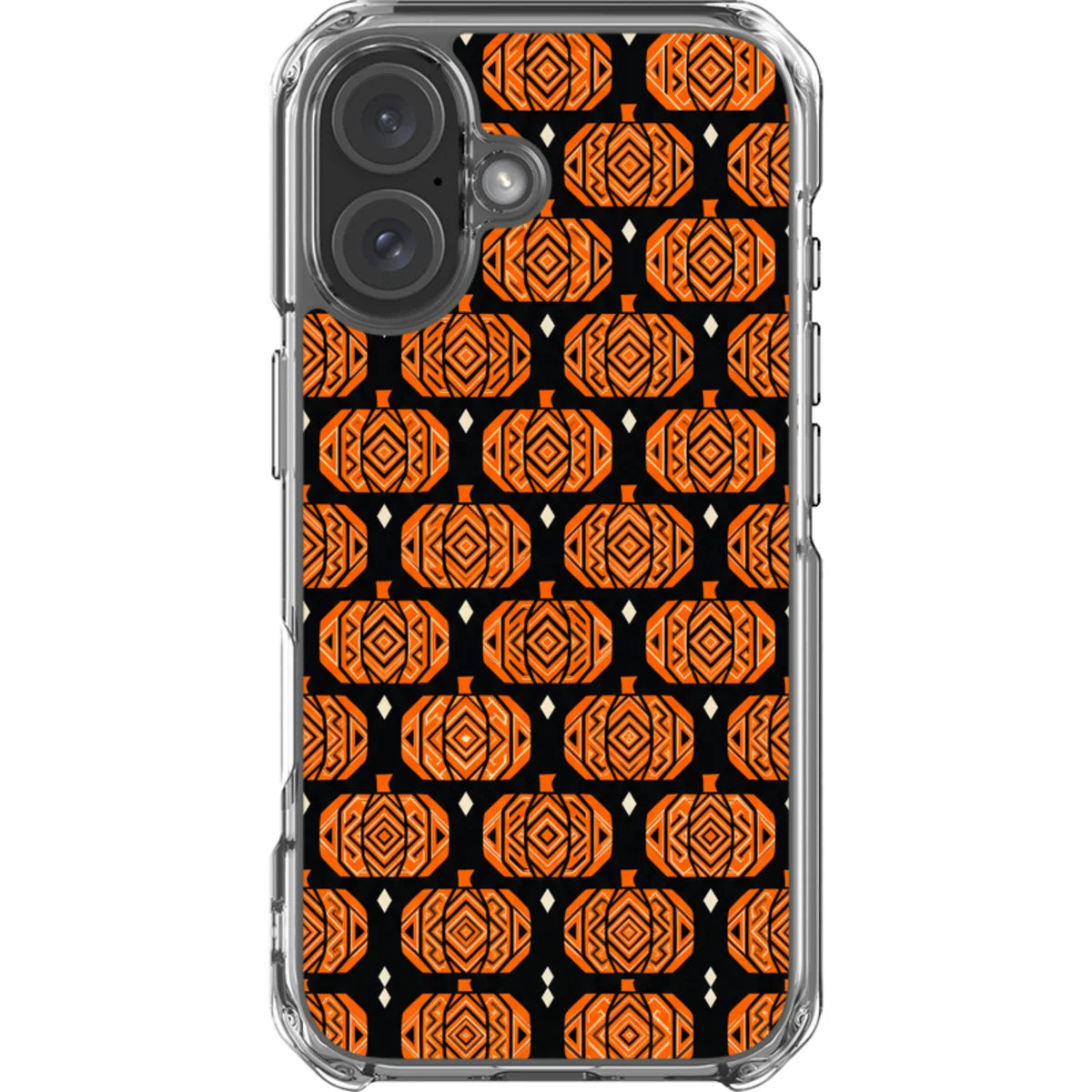 Pumpkin Runo — iPhone 16 Magsafe Clear Impact Case — Finnaij