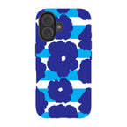 Bold Floral Blue — iPhone 16 Magsafe Tough Case — Finnaij