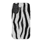 Zebra Groove — iPhone 16 Magsafe Tough Case — Finnaij