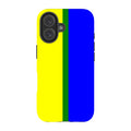 Rainbow Series Yellow Blue — iPhone 16 Magsafe Tough Case — Finnaij